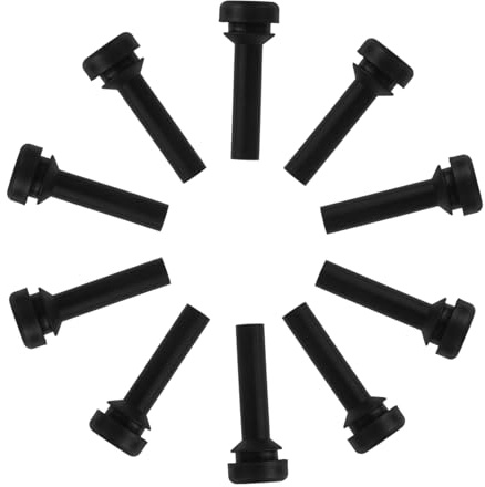 PAMINGONO 10pcs Gas Stove Feet Replacement Rubber Grate Feet for Gas Range Grate Stability Prevent Sliding