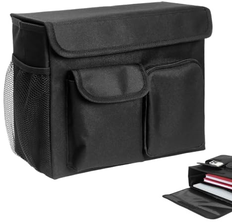 Sacoche de rangement pour trottinette électrique | Porte-documents et téléphone – Résistant aux chocs – Pour VTT, fauteuil roulant, vélo, tourisme, plage, croisière, trajets quotidiens, courses