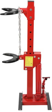 WEBCAB KFZ Werkzeug Federspanner, 3T/6600LBS Hydraulischer Federspanner, 495–820mm Hubbereich 7 Löchern Höhenverstellung Stahlkonstruktion