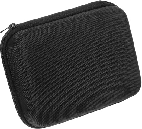 PLAFOPE Estuche Portátil Almacenamiento Multifuncional y Diseño Resistente Negro para Medidores de Glucosa Adecuado para Viajar y Uso en Casa
