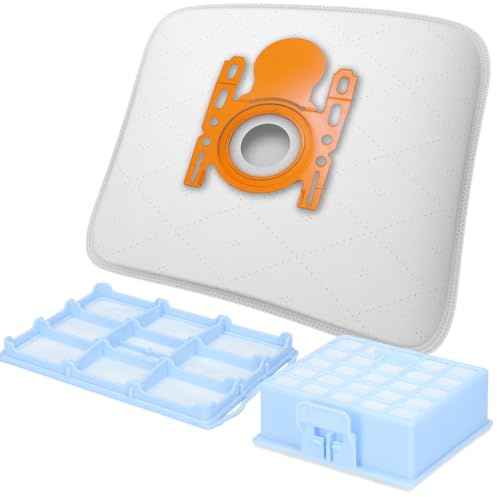 McFilter I 10 Staubsaugerbeutel + 1 Hepa Filter + 1 Motorschutzfilter geeignet für Bosch BSG6 Siemens VS06G Serie 00578863, BBZ41FGALL, VZ01MSF