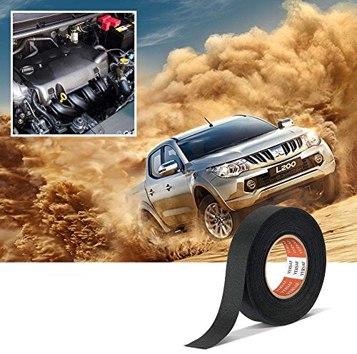 Estink Professional Wire Harness Tape, Multipurpose Self Adhesive Anti Squeak Rattle Felt Automotive Wiring Harness Cloth Tape for Auto Electrical Wrap Insulation, 32mm X11.5m