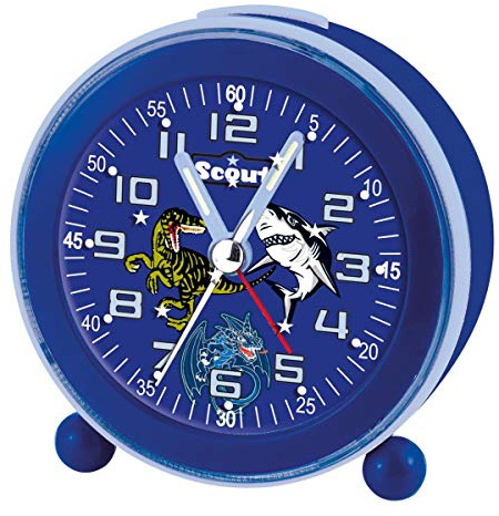 Scout Wecker Night Light 11 cm blue
