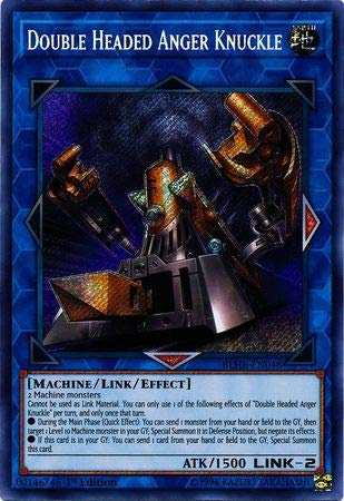 Yu-Gi-Oh! - Double Headed Anger Knuckle - BLHR-EN048 - Secret Rare - 1st Edition - Battles of Legend: Hero's Revenge
