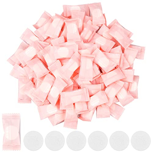 Kissral Asciugamano Compresso 100 Pezzi Mini Portatili - Tessuto Non Tessuto Moneta Asciugamano da Viaggio Magico per Casa, Salute, Hotel, All'aperto, Sportivi