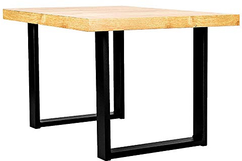 HUOLE Tischkufen 2 Stück X Form Tischbeine Metall Möbelfüße Tischgestell Tischkufen mit Schrauben für Esstisch Schreibtisch Stizbank-2 Stück -60 * 72cm