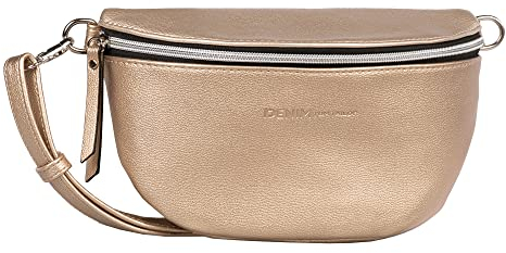 TOM TAILOR Denim Rosie Petit Sac Banane pour Femme, Or, 23,5x8x16, 001201