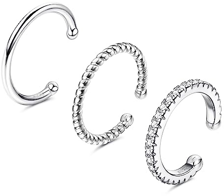 ORAZIO 3PCS Einstellbare Zehenringe für Frauen Silberfarbener minimalistischer offener Zehenring Satz Sommer Strand Fuß Schmuck Set Geschenke für Frauen Mädchen 2