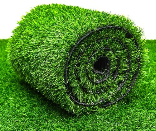 Kunstrasen Natürlich Realistisch Künstliches Gras 2x6m Rasenmatte 2cm Hoch Kunstrasen für Outdoor Terrasse Balkon Garten Haustiere (Color : Green, Size : 2x0.5m(6.56x1.64ft))