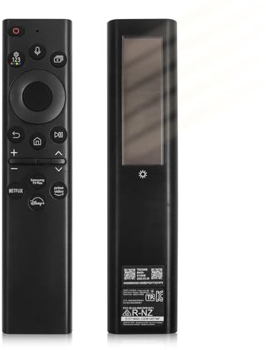 BN59-01385A Solar Voice Replacement Remote Control for Samsung Remote Control for Smart TV, Rechargeable SolarCell Control for Samsung Smart TVs Neo QLED,The Frame,Crystal Smart TVs