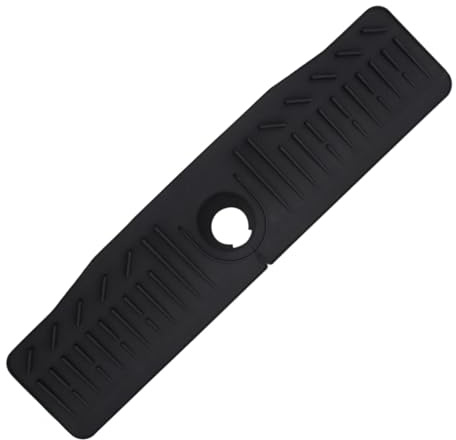 Tapis d'égouttoir de robinet, attrape-gouttes de robinet, tapis de robinet pour évier de cuisine, tapis de drainage en silicone pour évier de cuisine, plateau d'évier en pierre à séchage rapide,