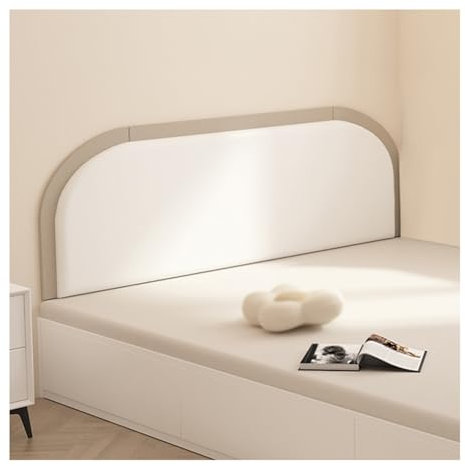 Kinder-3D-Wandaufkleber, Anti-Kollisions-Wandmatte, weiches Wandkissen, Pads für Schlafzimmer, Spielzimmer, Tanzclub, Weiß/Braun, 199,9 x 60,9 cm