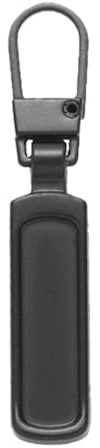Tuxxjzm Tirette de Fermeture Éclair Amovible en Métal, Languette de Rechange pour Fermeture Éclair, Style Unisexe, Couleur Noir