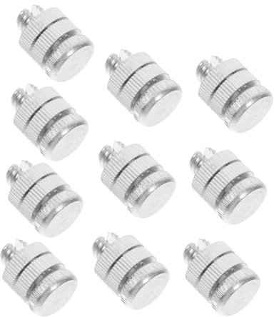 OKUMEYR 10pezzi Connettori Per Recinzione Elettrica in Alluminio Leggero Clip Per Filo Elettrico Con Installazione Facile e Sicura Pinze Resistenti Per Recinti Animali e Protezione Affidab