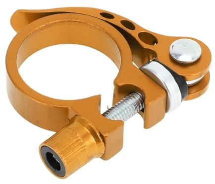 Motoforti Universal Bike Bicycle Seat Post Clamp Seatpost Collar Quick Release Aluminum Alloy