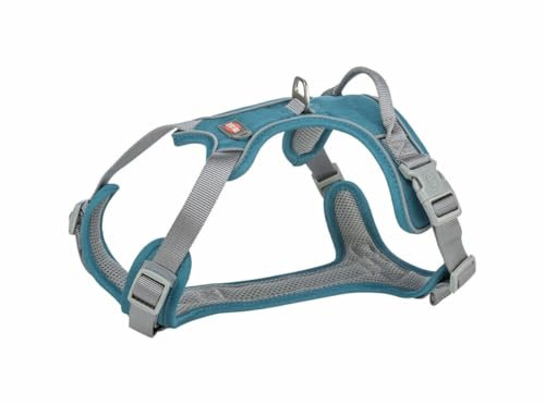 TRIXIE Premium Active-Geschirr, L-XL, Blau Pet