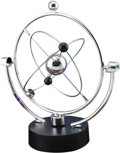 Celestial Orbit Perpetual Motion Pendulum,Perpetual Motion Machine Kinetic Art,Perpetual Motion Desk Toy,Newtons Cradle Perpetual Motion Machine for Desk Decorations,Cool Gadgets Physics Teacher Gifts