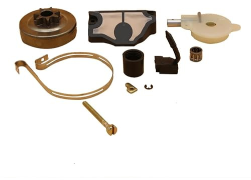 DORFEY Kit de bomba de aceite, filtro de aire y cadena de embrague for motosierra de jardín H-u-s-q-v-a-r-n=A 142, 141, 137, 136, 36 y 41.