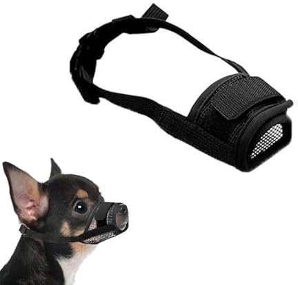 Lifgwas Maulkorb Kleine Hunde Verstellbare Weicher Nylon Maulkorb Verhindert Beißen Und Fressen Kauen Mittelgroße Hunde Mit Atmungsaktivem Netz Für Kleine Mittelgroße Für Hunde S