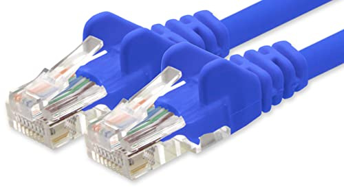 1aTTack.de Câble Réseau Cat6 Cat 6-1x 7,5m - RJ45 Ethernet LAN DSL Routeur Modem - Bleu