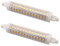 QLEE 2 PCScs Ampoules Led R7s 118 Mm 12 W J118 T3 équivalent à Une Lumière Halogène De 150 W Applique Murale Linéaire De Type J à Double Extrémité Blanc Chaud Intensité Non Variable,3000k