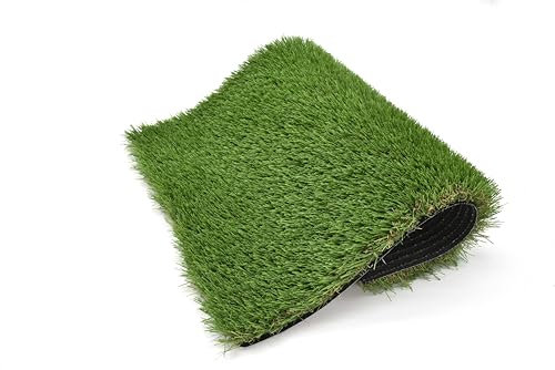 Gazon synthétique CUBA 35mm, mémoire de forme, effet naturel, pour jardin et tour de piscine, découpe sur mesure 4m2 (2m/2m) 19€/m2