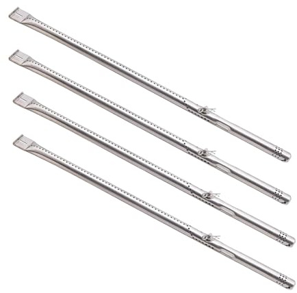 Fonowx 4 Tubos Quemadores para Parrilla, Accesorios Prácticos para Barbacoa de Gas.
