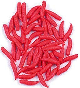 blntackle76 Set: 2 Packungen (insgesamt 80 Stück) von Behr Kunstmaden Japan rot + gratis Petri Heil! Aufkleber