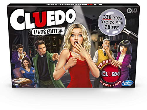 Hasbro Gaming Cluedo Liars Edition Board Game; Murder Mystery Game for Children from 8 Years Old; Expose Dishonest Detectives With the Liar Button