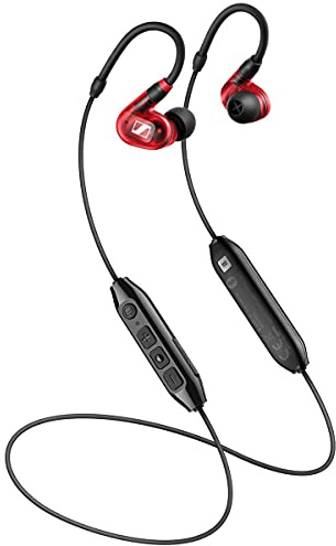 Sennheiser Ie 100 Pro - Cuffie intrauricolari wireless per monitoraggio dinamico, colore: Rosso