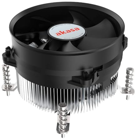 Akasa AK-CC6607EP01 Low Profile CPU-Kühler - Sockel LGA 1700, 64,5 mm Höhe
