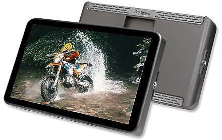 Portkeys LH7H 7 Kamera-Feldmonitor, 1000 Nits Touchscreen, 3D LUT, Bilddehnung, 4K-HDMI EIN/Ausgang, Waveform, Vectorscope, Histogramm, 1920×1080 IPS für DSLR/Vlogging/Live