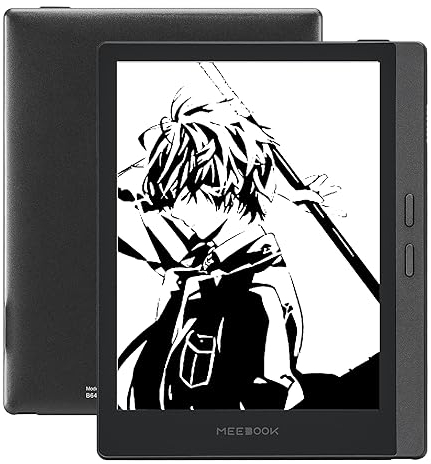 MEEBOOK M7 e-Book Reader, 2023 New 6.8 300PPI HD E-Ink Screen Ereader, Cold/Warm Light, Android 11, Support Google Play Store,Speaker/OTG/Type C,3GB+32GB
