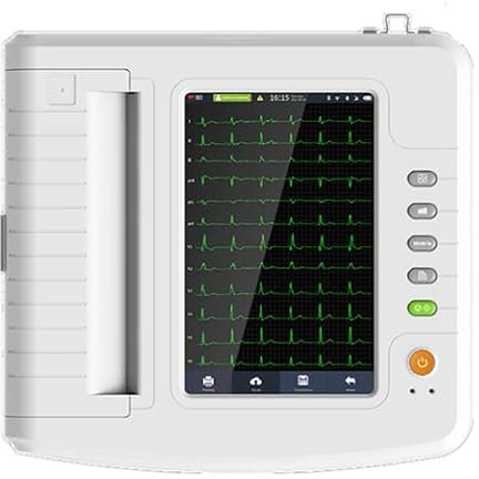 Kadxyan Portable Digital 12-channel Electrocardiograph- ECG Machine EKG Machine with Software USB ECG1212G