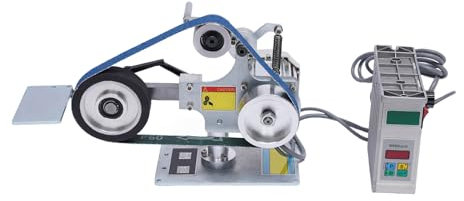 Bandschleifer Elektrischer, Metallband Schleifmaschine 762x25mm Bandschleifmaschine Tellerschleifer, für Holz Metall