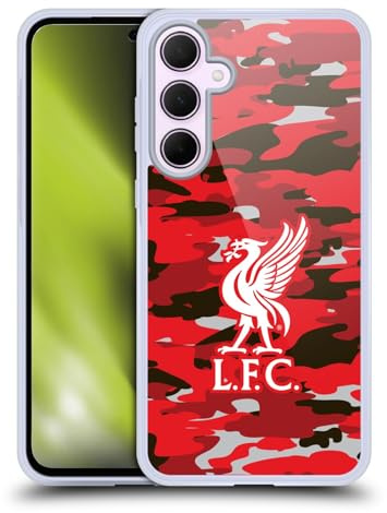 Head Case Designs Offizielle Liverpool Football Club Club Liver Bird Farben Camou Gel Handyhülle Hülle [Militärischer Schutzgrad] Kompatibel mit Samsung Galaxy A35 5G