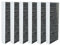 AllSpares Aktivkohlefilter (6 St.) für Kochfelder geeignet für Bora Basic/BAKFS und BIU/BHU/BFIU (338x123x42mm)