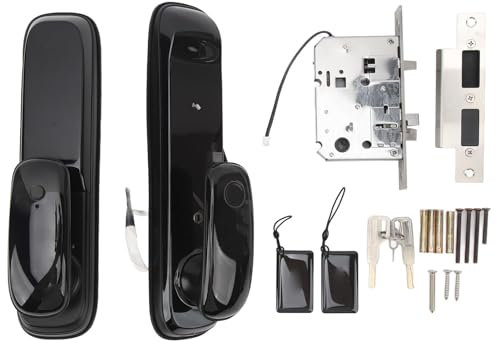 Locadence 5 in 1 Smart Lock, Full Automatic Face Recognition Fingerprint Door Lock, Keyless Entry Keypad Fingerprint Smart Lock for Front Doors, Short Term Rentals