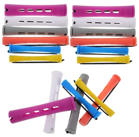 minkissy 60piezas Rizador Profesional Juego de Varillas para Permanente Varillas para Rizar Cabello Rizadores de Ondas para Peinado de Salón
