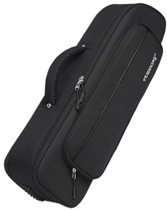 pistro Trompeten-Rucksack, leicht, Gigbag mit verstellbaren Schultergurten, Musikinstrument-Tasche, Outdoor-Trompetenhalter, 57 x 17 x 13 cm