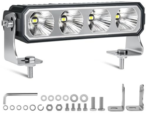 Fxlpower 60W LED Faro da Lavoro 12V-60V IP67 Impermeabile