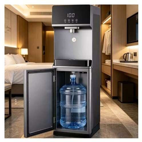 Dispensador De Agua Carga Inferior, Dispensador Agua Garrafa, Se Calentamiento rápido, Bloqueo para Niños 5 Ajustes Temperatura Dispensadors De Aguas Electrico, para El Hogar