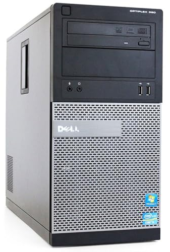 Dell Optiplex 390 Tower PC Computer Desktop, CPU Intel i7-2600, Memoria Ram 16GB DDR3, Disco SSD 240GB + Hard Disk 500GB, Lettore DVD, Sistema Operativo Windows 10 Pro + Office 2021 (Ricondizionato)