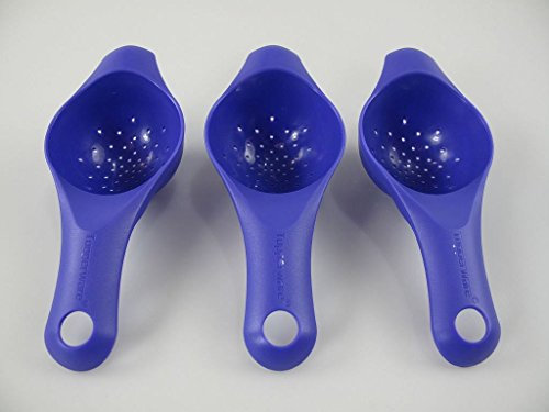 TUPPERWARE Backen Sieb klein (3) lila/blau Teesieb Küche Küchenhelfer Backhelfer P 20889
