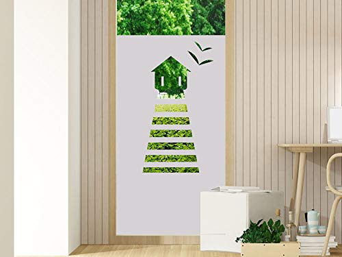GRAZDesign Sichtschutzfolie Duschkabine Aufkleber - Selbstklebende blickdichte Fensterfolie - Glasfolie/Motiv: Leuchtturm Nordsee Meer maritim / 70x100cm Breite x Höhe