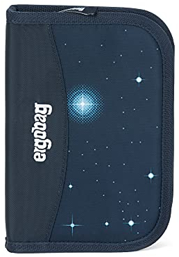 ergobag Federmäppchen Set 22-teilig, Lyra Buntstifte, Stundenplan-Fach, Kleingeld Fach, Lineal KoBärnikus - Blau