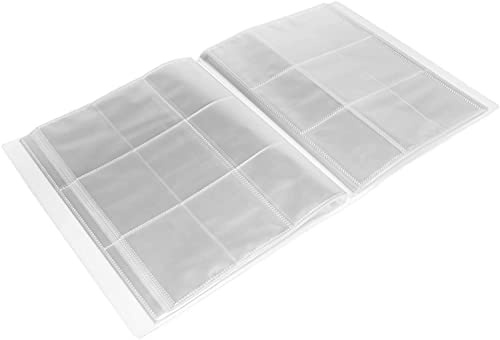 ARCHIVADOR XXL Para tarjetas coleccionables álbum - para cartas tipo Pokémon, YuGiOh, tarjetas Fortnite y Ninjago - Color transparente portada personalizable
