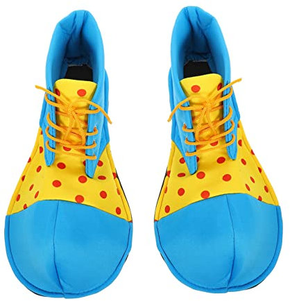 Vaguelly 1paar Kreative Clownschuhe Für Halloween Und Cosplay Große Bequeme Schuhe Für Aufführungen Für Partys Und Schauspiele Strapazierfähigem Material Blau