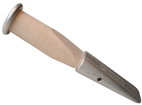 QUEBAg Aluminium-Fäll- und Spaltkeil, Alu Scheitkeil, Holzspalten mit kwf geprüften Spaltkeil (Keil Aluminium mit Holz und Ring)