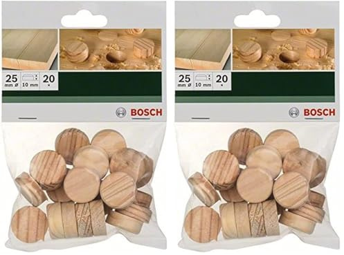 Bosch Holzzapfen (Ø 25 mm) (Packung mit 2)